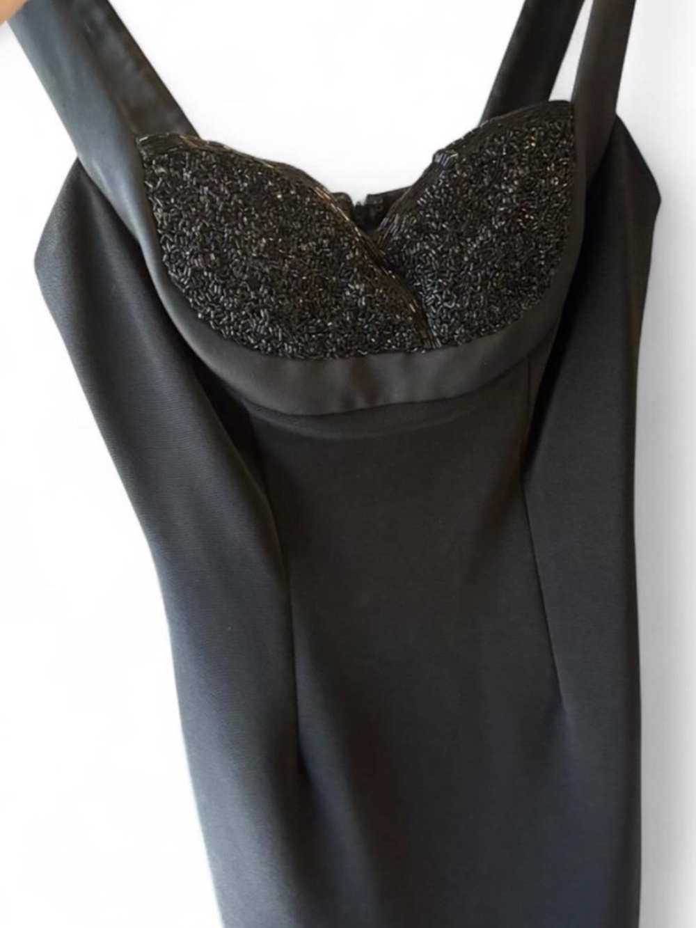 🖤 VINTAGE ALEX EVENINGS BEADED MINI Dress🖤